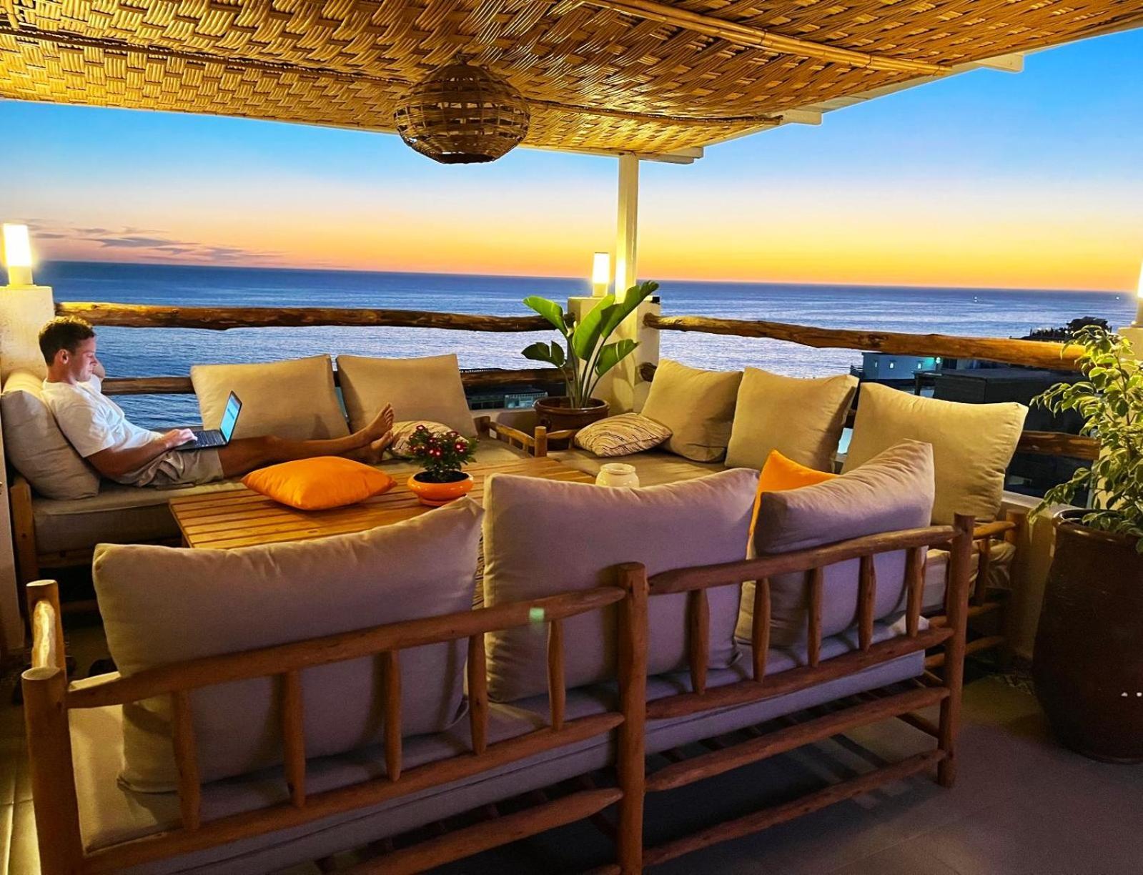 Bigblue Surf Hostel & Coworking Space - Taghazout (Adults Only) Azazoul المظهر الخارجي الصورة